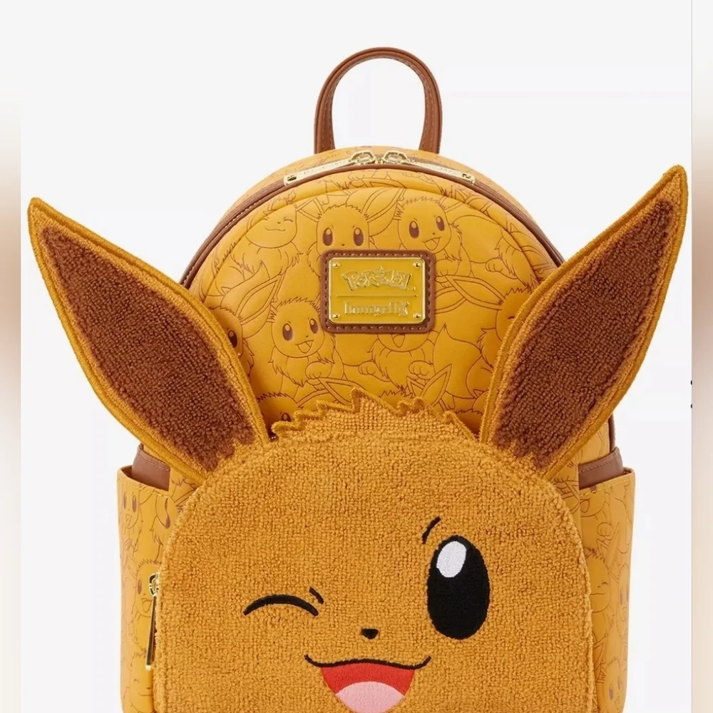 Loungefly Pokemon Eevee Backpack - Yellow and Brown